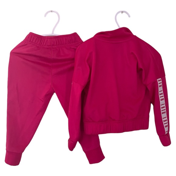 EUC Nike Tracksuit Pant Set Girls 2T Pink - Picture 2 of 3